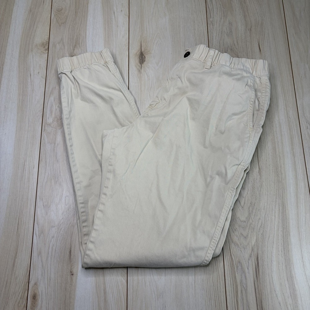 Bearbottom Mens Jogger Chino Stretch Pants Beige Size XL Tall Stretch Cotton